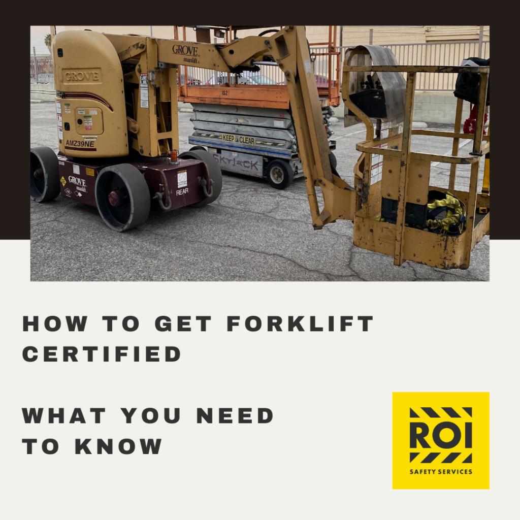 How to get forklift certified