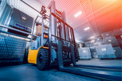 A forklift to be used for Forklift Certification Tucson, AZ