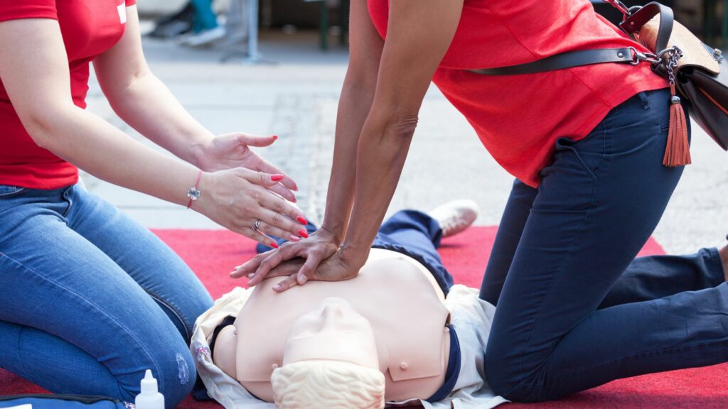 CPR and First Aid Training in Orange