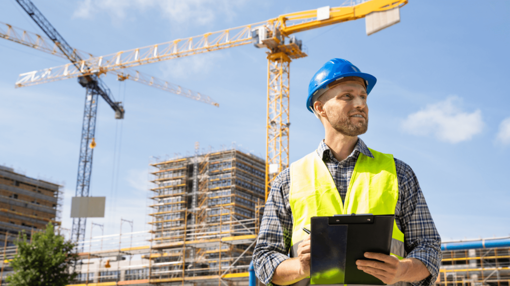 construction worker on a construction site